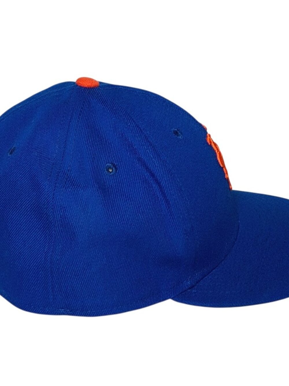 New Era NY Mets 59FIFTY Fitted Hat 7 1/2 Royal Blue Orange - Picture 7 of 11